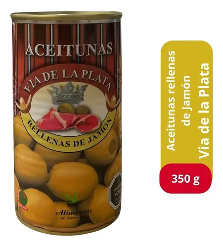 ACEITUNA RELLENA JAMON 350GR - ENLATADOS