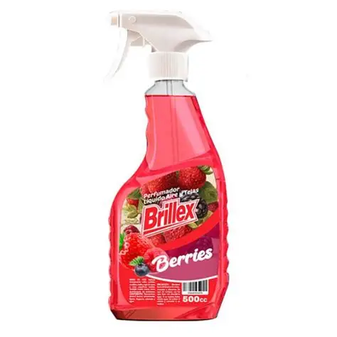 PERFUMADOR BERRIES AIRE/TELA BRILLEX 500ML - Aseo