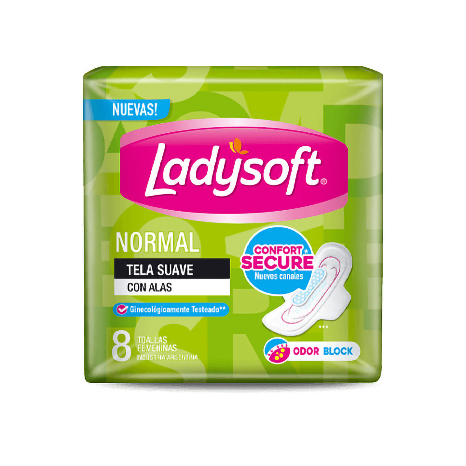 TOALLAS HIGIENICAS LADY SOFT 8U - ASEO PERSONAL