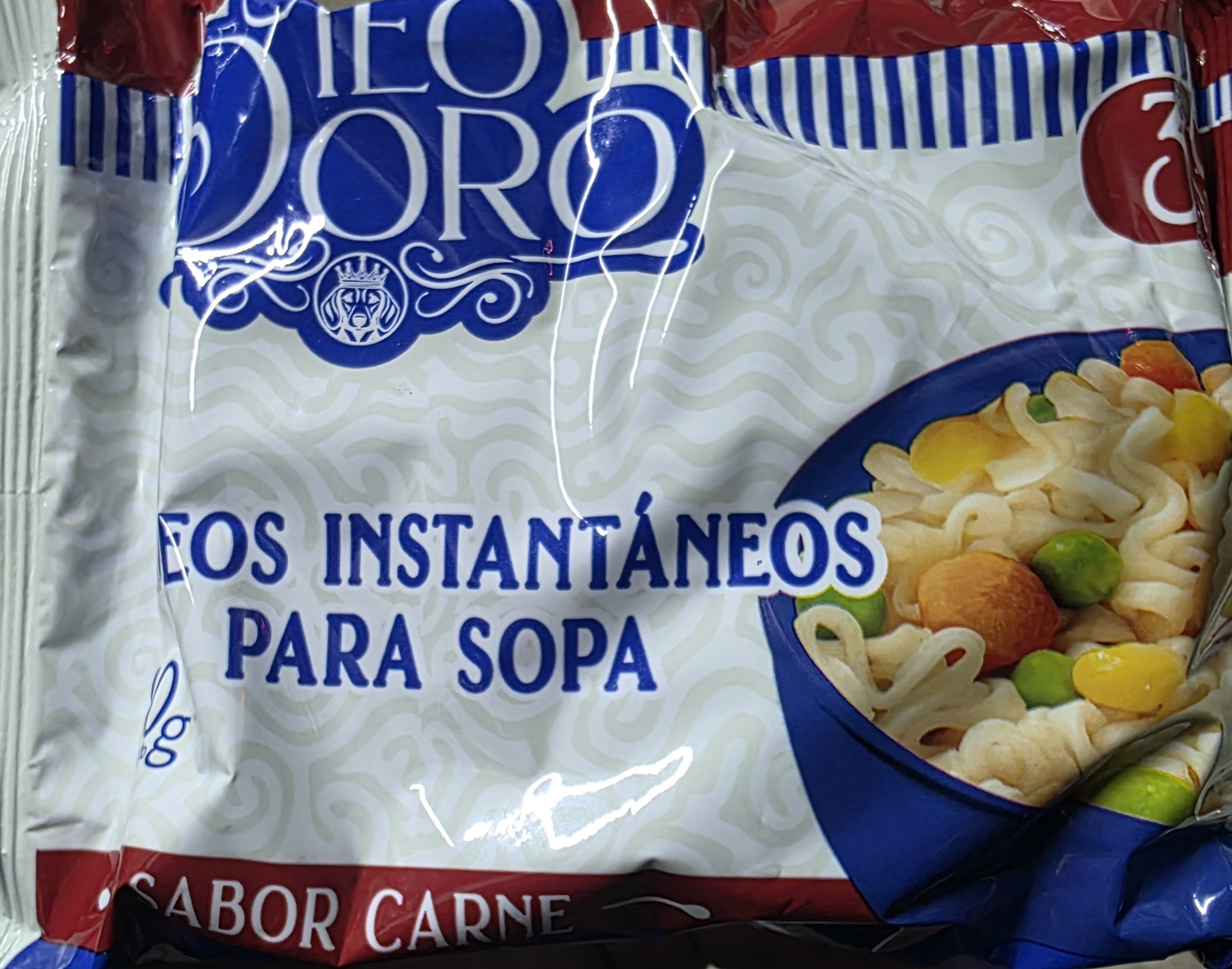 Sopa instantaneo 80g carne teodoro - Abarrotes