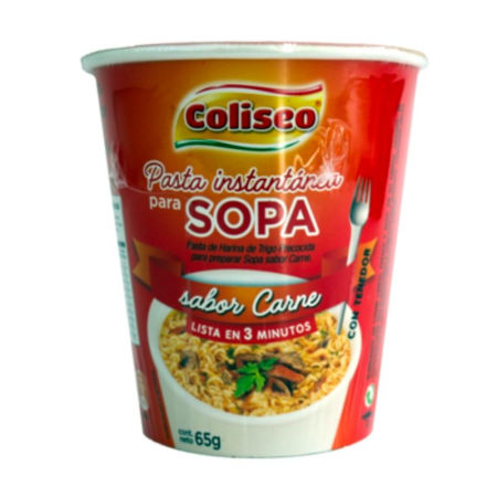 SOPA INSTANTANEA COLISEO 65GR - Abarrotes