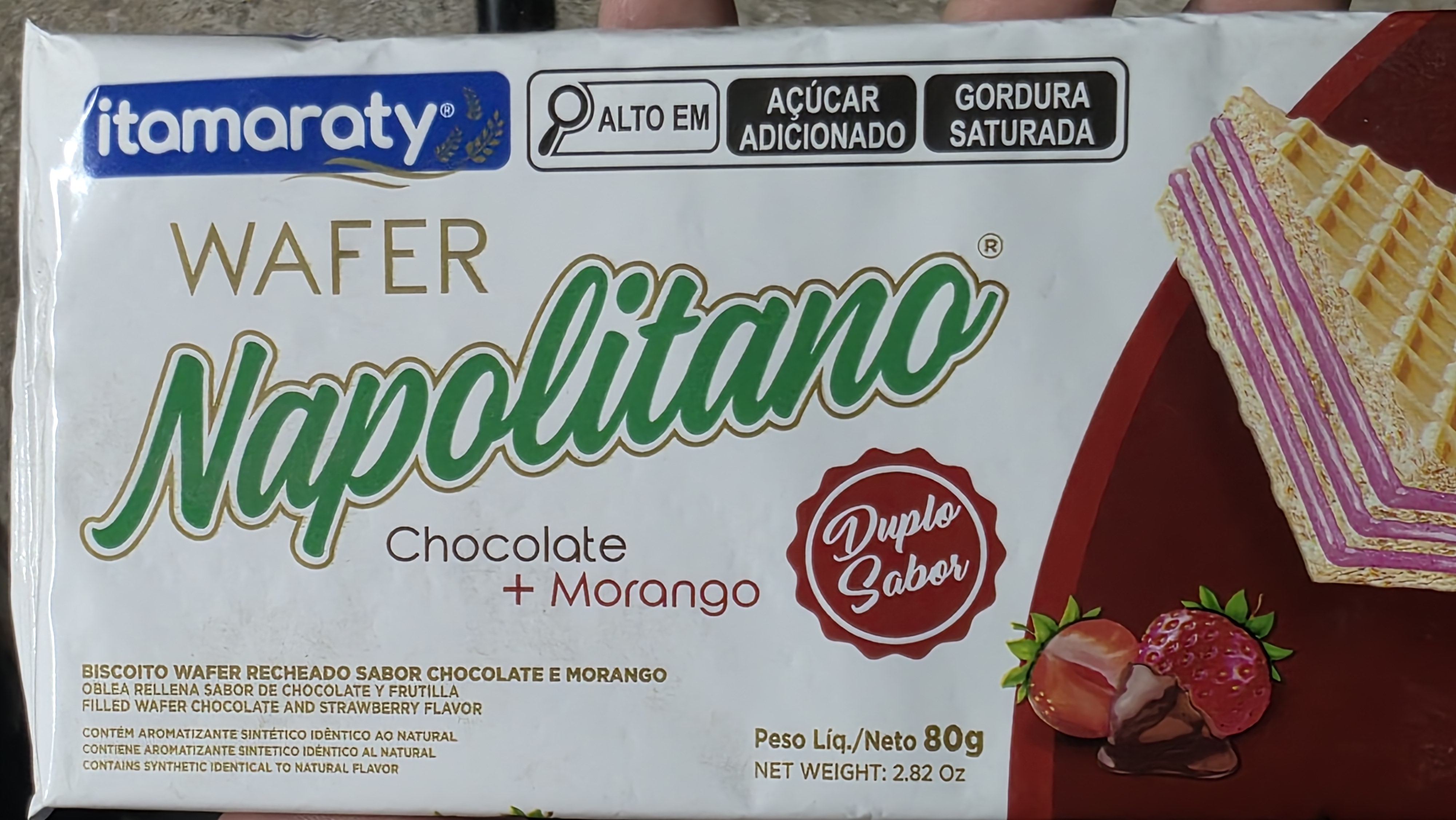 Waffle napolitano fresa - CONFITES